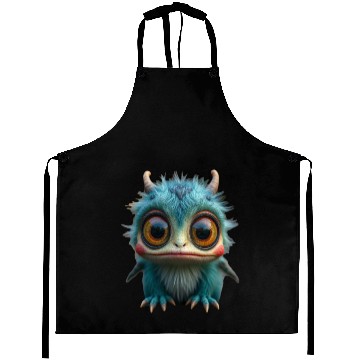 Discover Cutie Creature Green Horns Aprons