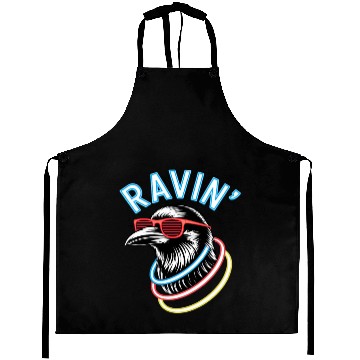 Discover Ravin' Rave Festival Fun with Cool Raven Aprons