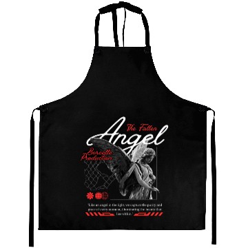 Discover Serene Angel Statue with Dark Wings Aprons