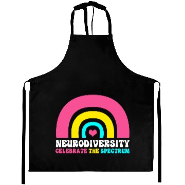 Discover Neurodiversity Autistic Rainbow Adhd Aprons