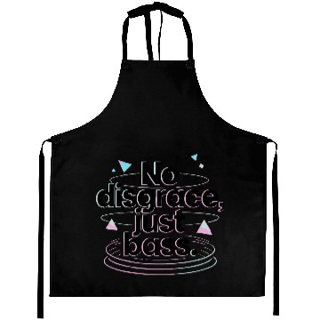 Discover No Disgrace Just Bass Retro Aprons