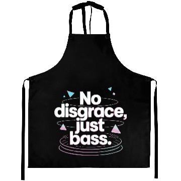 Discover No Disgrace Just Bass Retro Aprons