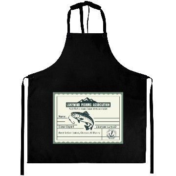 Discover Fishing License PR Aprons
