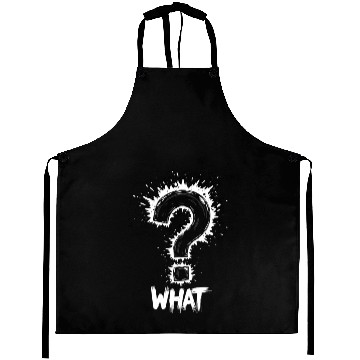 Discover What Question Mark Splash Aprons