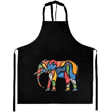 Discover Tribal March Elephant Aprons