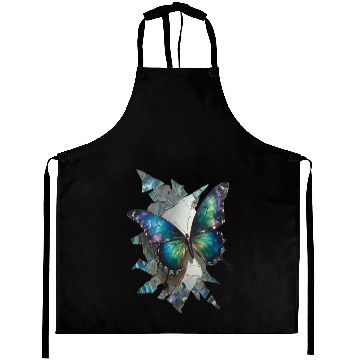 Discover Vivid Butterflies Breaking Through Glass Aprons
