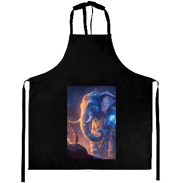 Discover Celestial Elephant Guardian Aprons