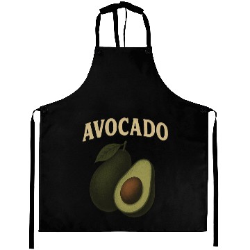 Discover Avocado Botanical Illustration Aprons