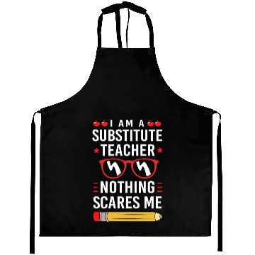 Discover Substitute Teacher Back To School Aprons
