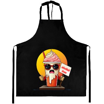 Discover Graffiti Style Ice Cream Mascot Aprons