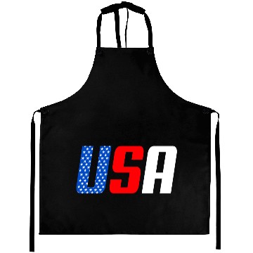 Discover Stars and Stripes USA Flag Design Aprons