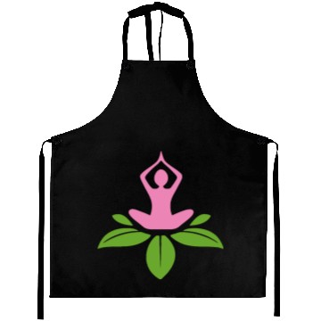Discover Serene Yoga Lotus Design Aprons