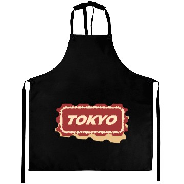 Discover Tokyo Travel Ticket Aprons