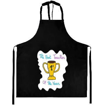 Discover First Teacher Appreciation Trophy Design Aprons