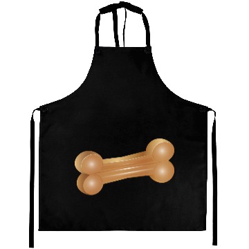 Discover Chew Bone Illustration in a Classic Style Aprons