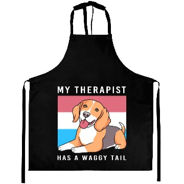 Discover Therapy Dog Lover Psychology Therapist Aprons