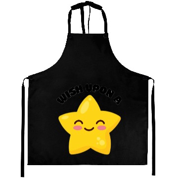 Discover Cute Smiling Star Design for Kids Aprons