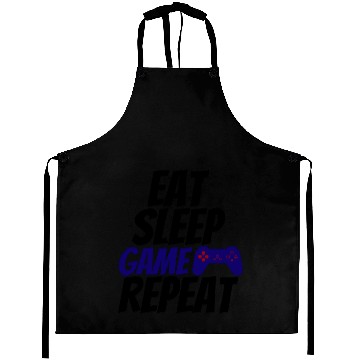 Discover eat sleep game repeat - gamer life Aprons