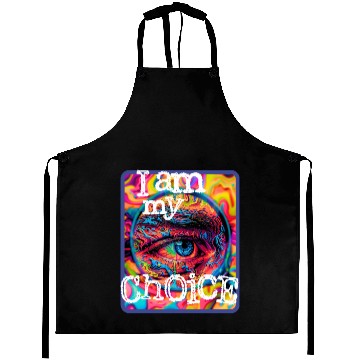 Discover Vivid Psychedelic Eye Art Aprons