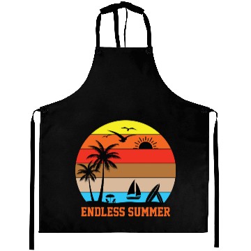 Discover Endless Summer Sunset Design Aprons