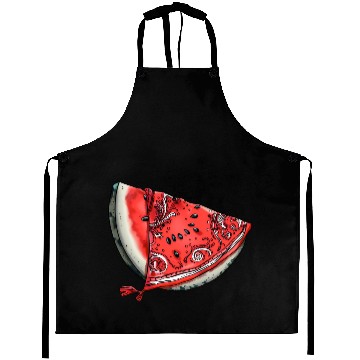 Discover Streetwear Watermelon Slice - Fresh Summer Fruit Aprons