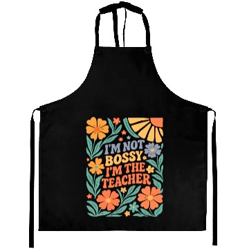 Discover Floral Teacher Affirmation Aprons