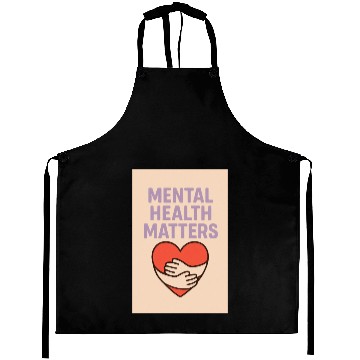 Discover Mental Health Matters – Soft Pastel Self-Care Aprons