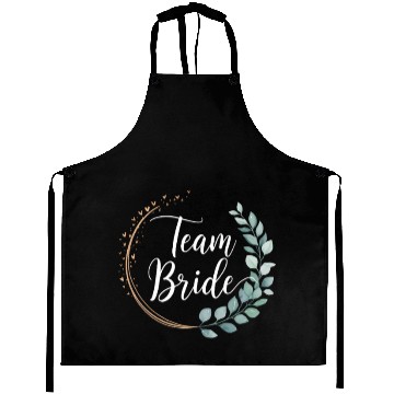 Discover Team Bride Bridesmaid Eucalyptus Wedding Aprons