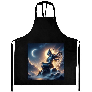 Discover Celestial Meditation Oracle Design Aprons