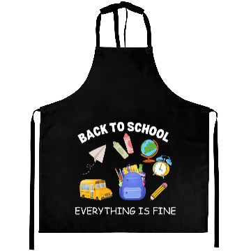 Discover It's Fine I'm Fine Everything Is Fine Teacher Shi Aprons
