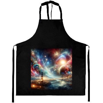 Discover Galactic Bridge to the Universe Space Dream Planet Aprons