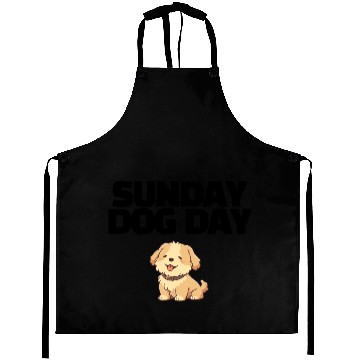 Discover Sunday Dog Day – Chill Vibes Only Aprons