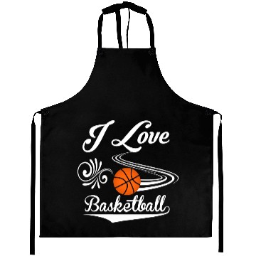 Discover I love basketball Aprons