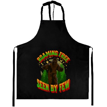Discover Roaring Forest Bigfoot Design Aprons