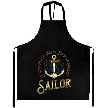 Discover Vintage Nautical Sailor Anchor Captain Skull Aprons