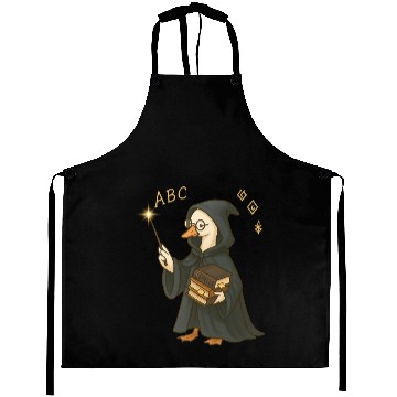 Discover Wizard Goose with Spell Books Aprons