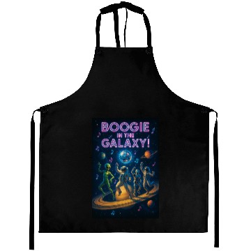 Discover Boogie Galaxy Astronaut Dance Scene Aprons