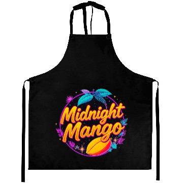 Discover Nighttime Mango Bright Design Aprons