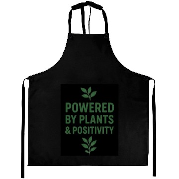 Discover Powered by Plants and Positivity Aprons
