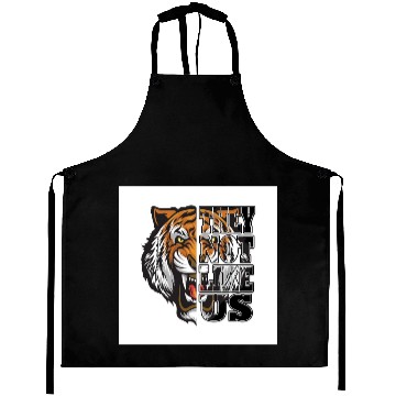Discover Bold Tiger and Protest Message Design Aprons