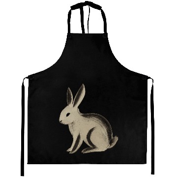 Discover Stillness Before the Spring – Minimalist Rabbit Aprons