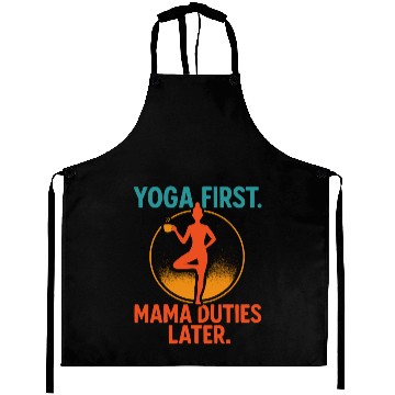 Discover Yoga First Mama Later Aprons