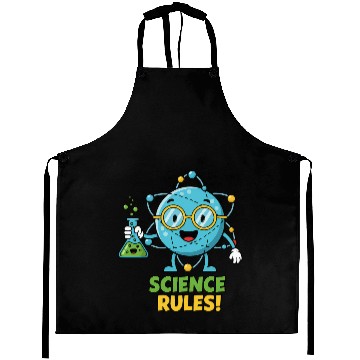 Discover Cute Science Rocket Character Aprons