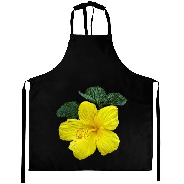 Discover One Yellow Hibiscus Aprons