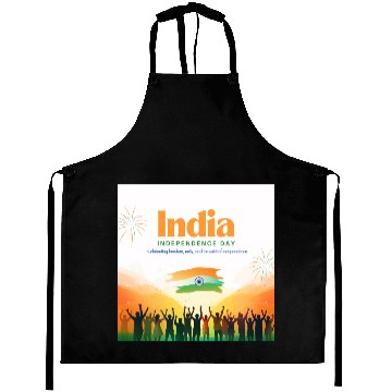 Discover Vibrant India Independence Day Celebration Aprons