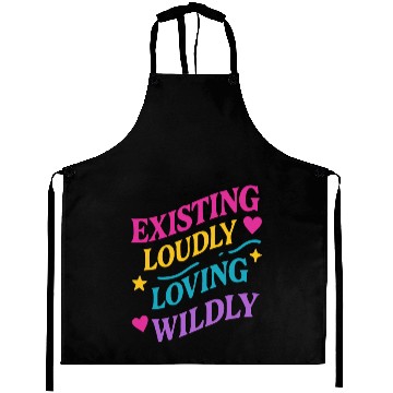 Discover Queer Pride Queer Joy LGBTQ+ Affirmation Trans Aprons