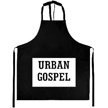 Discover Bold Urban Gospel Typography Design Aprons