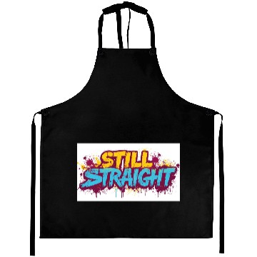 Discover Still Straight Yellow and Teal Aprons