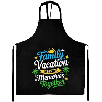 Discover Family Vacation Memories Design Aprons