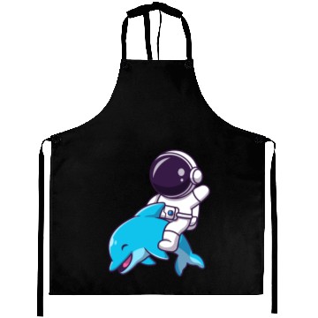 Discover Space Explorer with Dolphin Companion Aprons